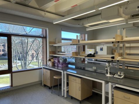 The view of Red Square from Dr. Karen Freys new lab.