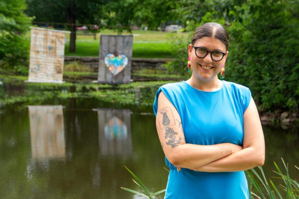 Domenica Perrone is Clarks Director of Community Engagement and Volunteering, and is running for an at-large seat in Worcesters City Council. Photo courtesy of Domenica Perrone.