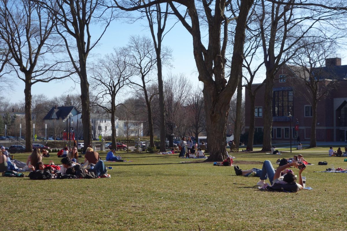 Clark University Green, March 14, 2024.