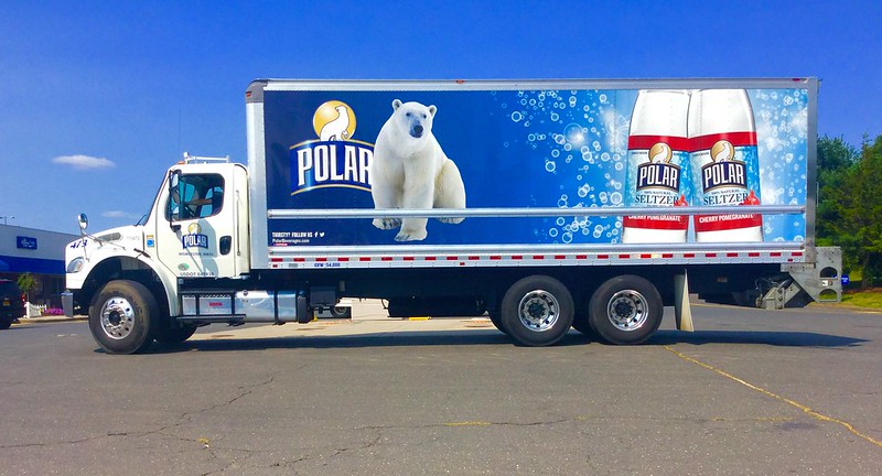 A Polar Seltzer truck. Photo licensed under creative commons.